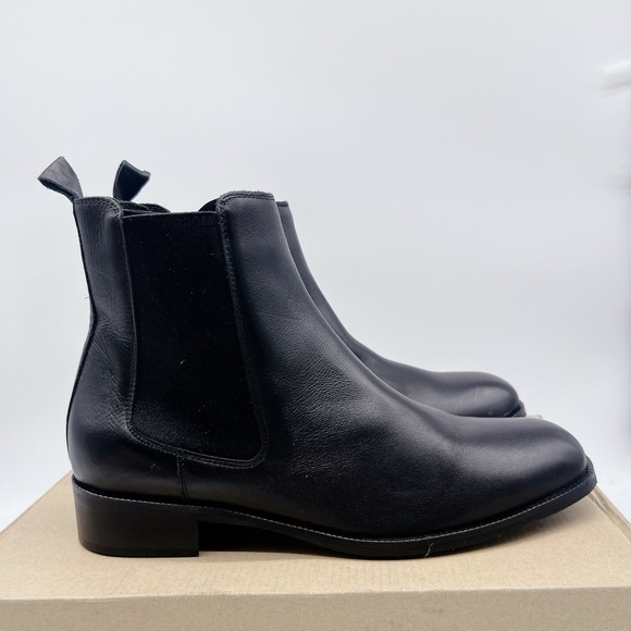 La Canadienne Smile Waterproof Chelsea Ankle Boots Bootie Black Leather US 11 - Picture 6 of 13